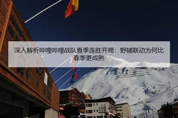 深入解析哔哩哔哩战队夏季连胜开局：野辅联动为何比春季更成熟